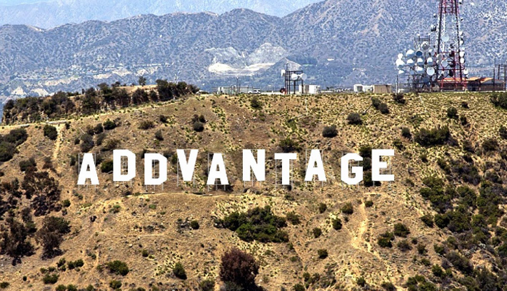 addvantage goes to Hollywood.